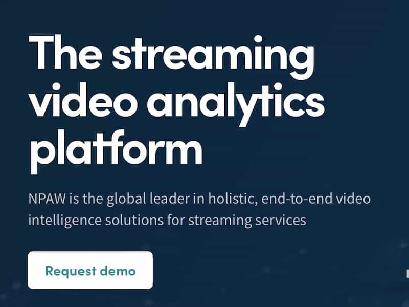 NPAW, Publisher Analytics per lo streaming